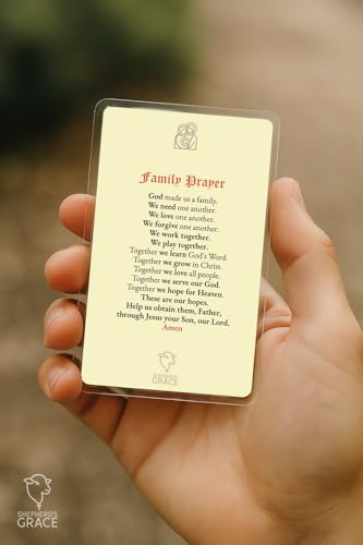 Holy Family Protection Prayer Cards, Pocket Size 5-Pack