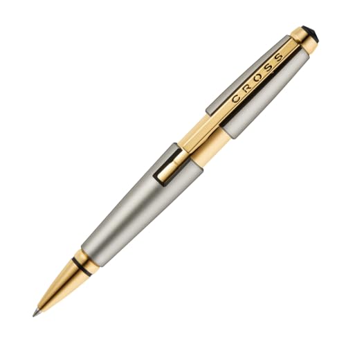 Cross Edge Sonic Titanium Selectip Rollerball Pen, Medium Point, Black Ink - color: Gold