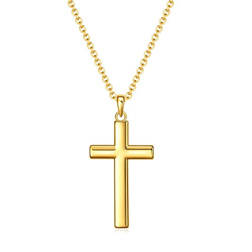 Baptism Cross Necklace for Women,First Communion Cross Necklaces Jewelry Gifts for Women - color: G Cross