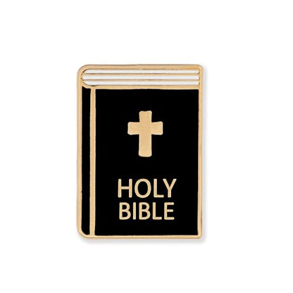 PinMart Christian Religious Lapel Pin - Cross, Faith & Church Accessories - color: Holy Bible, size: 1 Piece