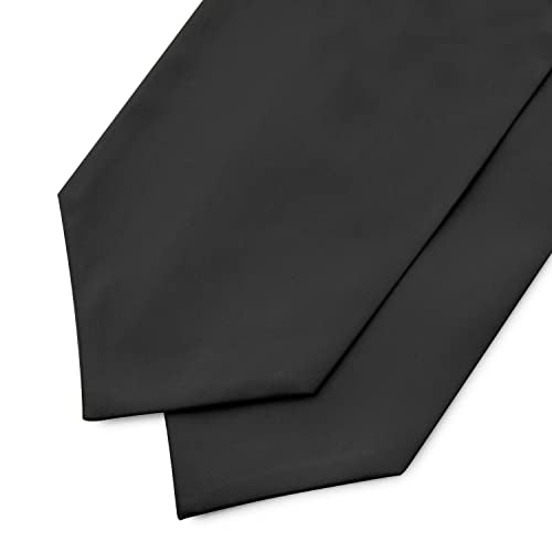 Premium Choir Traditional Stole - Solid Color - Satin - Unisex - color: Black