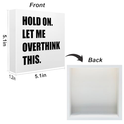 Inspirational Quotes Office Supplies Rustic Desk Decor White Wooden Box - color: White0389