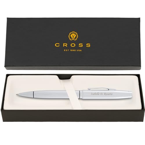 Cross Coventry Personalized Ballpoint Pen in Polished Chrome - color: Lustrous Chrome