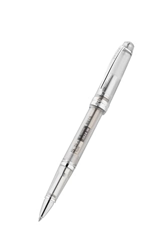 Cross Bailey Light Rollerball Pen, Translucent Clear Resin, Black Ink - color: Translucent Clear