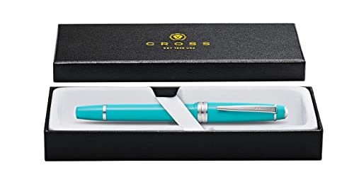 Cross Bailey Light Rollerball Pen, Polished Teal, Medium Point, Black Ink - color: Polished Teal