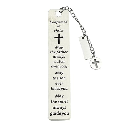 Bible Bookmarks Book Markers, Metal Christian Bookmark Gift Accessories (Confirmed in Christ) - style: Confirmed in Christ