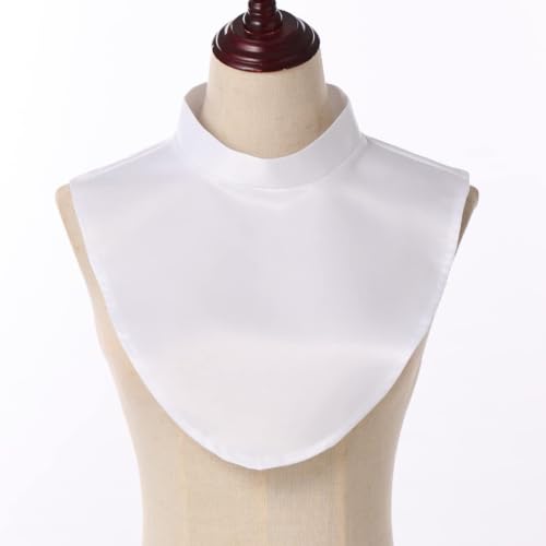 BPURB Clergy Shirt Neck Collar Men Women Priest Collar Costumes Accessory for Pastor - color: White, size: Small size