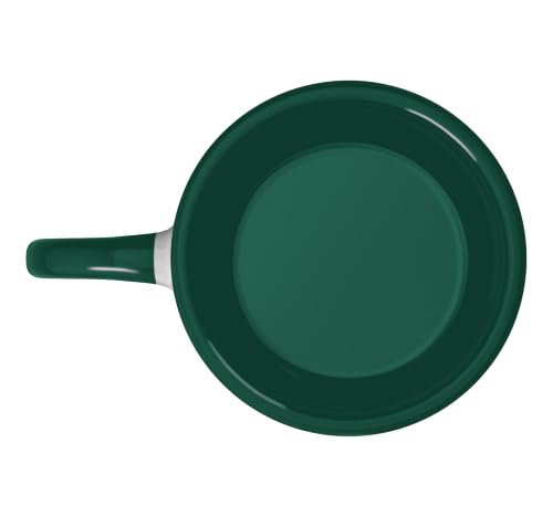 Proverbs 31 29 31 Woman Medieval Christian Art Design Ceramic Mug, Dark Green/White, 15oz - color: Dark Green/White, size: 15 Ounces