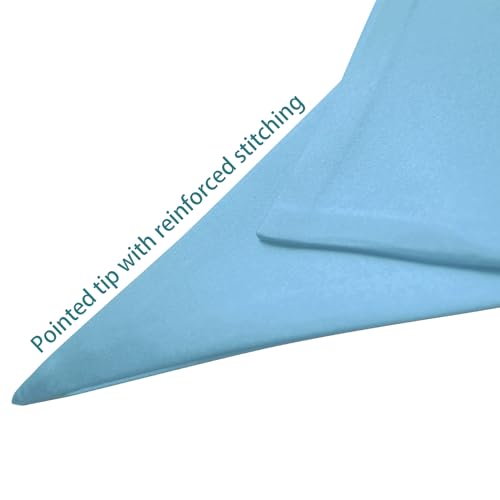Premium Choir V Stole - Solid Color - Satin - Unisex - color: Light Blue
