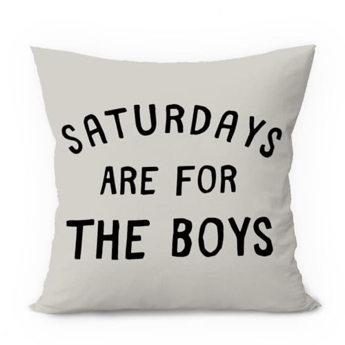 Boys Room Pillow Covers 18x18, Kids Bedroom Decor, Saturdays are for The Boys Decorative Throw Pillow Covers Pillowcases for Kids Boy Nursery Toddler Room Bedroom Playroom Decor - color: 03-kidroom(3) Boys