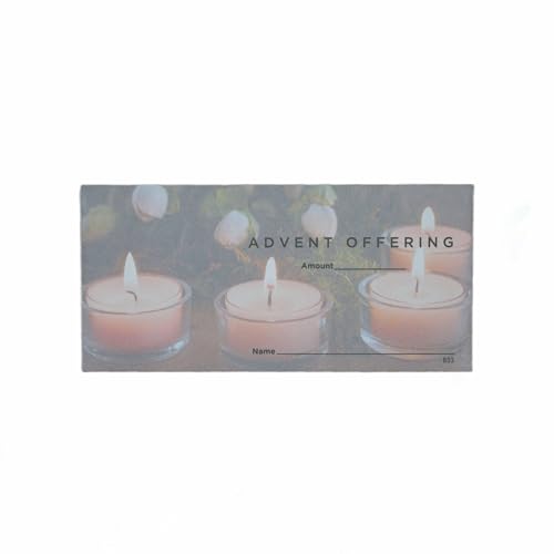 Advent Offering Envelopes for Church | 3" x 6 5/16" (100)
