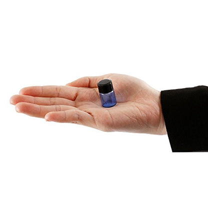 2ml Essential Oil Bottles Empty 36Pcs Blue Small Cuticle Oil Bottles Empty - color: Blue