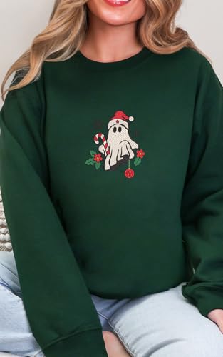 Embroidered Christmas Sweatshirts Festive Holiday Pullover Gifts with Unique Designs for Men and Women - color: Design 5