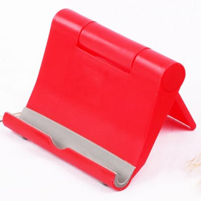 Cell Phone Stand, Desktop Holder for Smartphones, Phones & Tablets (Red) - color: Red