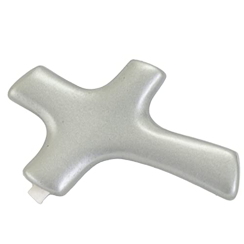 A Prayer Away Silver Metal Palm Cross, Handheld Cross for Comfort and Prayer, 2 3/4 Inches, by Cathedral Art