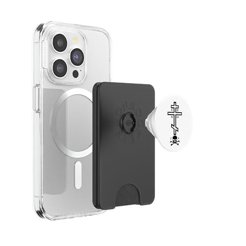 Eastern Orthodox Cross with Skull PopSockets PopWallet for MagSafe - style: Magnetic PopWallet