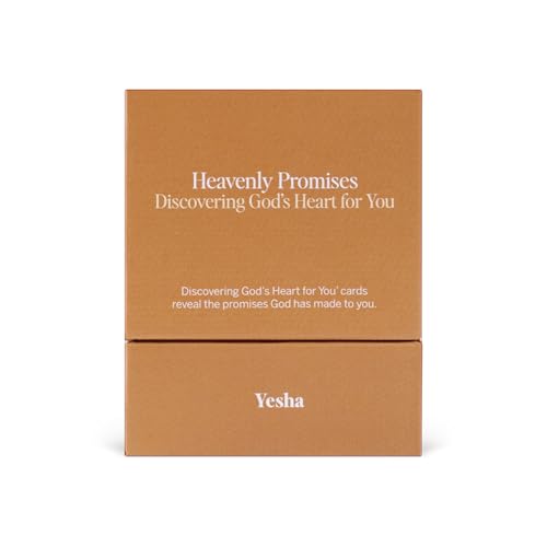 Yesha 52 Heavenly Promises Pocket Bible Verse Cards | Discovering God's Heart for You | Compact Christian Affirmation Cards for Daily Devotional Prayer | Premium Pocket-Size Faith Gift for Men & Women