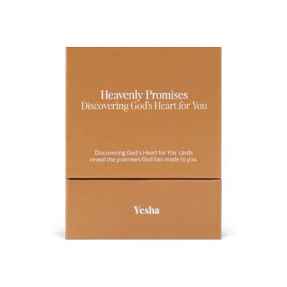 Yesha 52 Heavenly Promises Pocket Bible Verse Cards | Discovering God's Heart for You | Compact Christian Affirmation Cards for Daily Devotional Prayer | Premium Pocket-Size Faith Gift for Men & Women