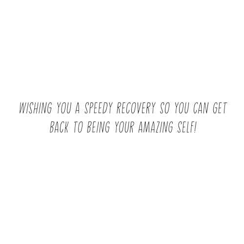 Got You Covered Handmade Card by Graphique, Feel Better Soon, Recovery, Family and Friends, 5" x 7" - color: Got You