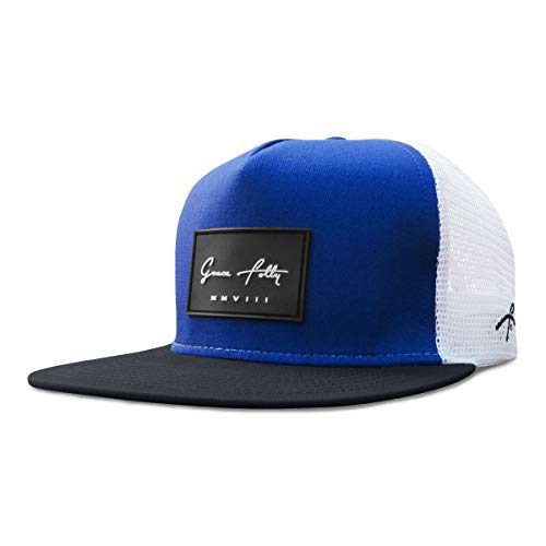 Grace Folly Trucker Hat for Men & Women. Snapback Mesh Caps - color: Blue & Black