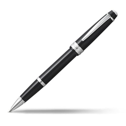 Cross Bailey Light Rollerball Pen, Glossy Black, Medium Point, Black Ink - color: Glossy Black