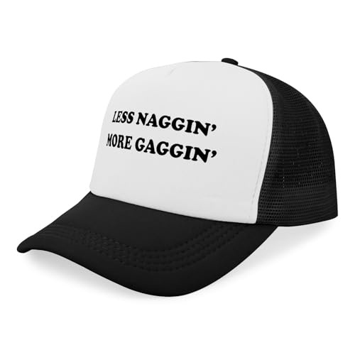 Black Trucker Hat with Funny Saying, Funny Hat for Men & Women - color: Allblack-10