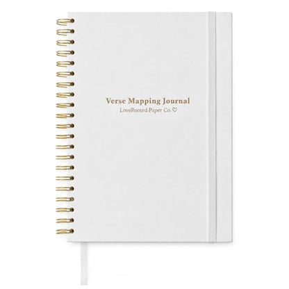 Verse Mapping Journal for Women – Guided Bible Journal & Bible Study Journal, Spiral Bound Linen Hardcover, 40 Guided Scripture Studies for Prayer & Reflection