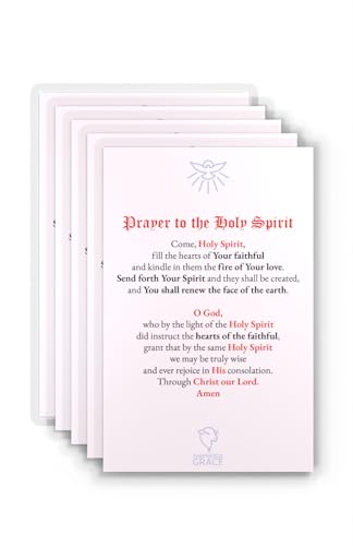 Prayer to the Holy Spirit Cards, Laminated 5-Pack