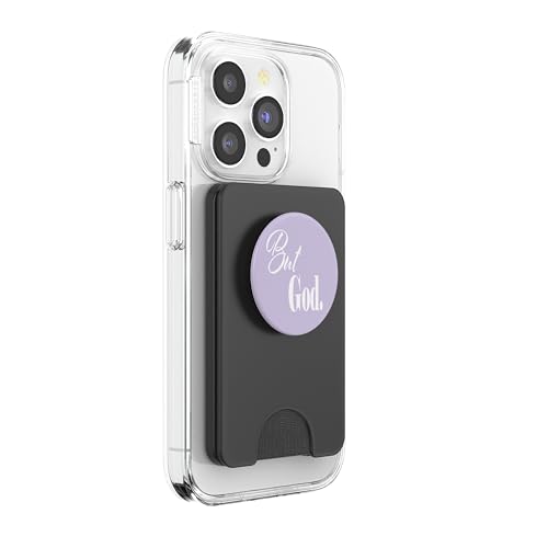Religious But God Mobile Cell Finger Holder Phone Stand Grip PopSockets PopWallet for MagSafe - style: Magnetic PopWallet