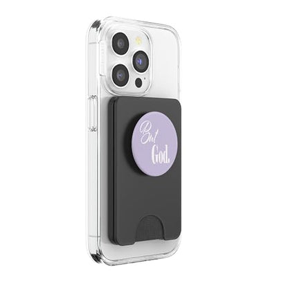 Religious But God Mobile Cell Finger Holder Phone Stand Grip PopSockets PopWallet for MagSafe - style: Magnetic PopWallet