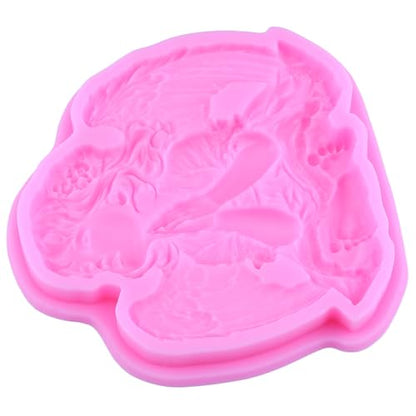 Angels Clouds Silicone Mold Cherubic Angels Fondant Mold