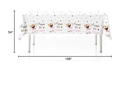 3 Pcs Espresso Martini Tablecloths, Disposable A Tini Bit Older Table Cover - color: Espresso Martini