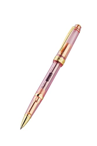 Cross Bailey Light Rollerball Pen, Translucent Pink Sapphire, Black Ink - color: Pink