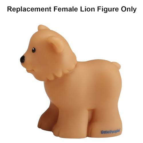 Replacement Part for Fisher-Price Little-People Noah's Ark Playset BMM06 - DKV14 - Replacement Female Lion Figure - Works with Other Sets Too - Children's Bible Story, Zoo and Wildlife