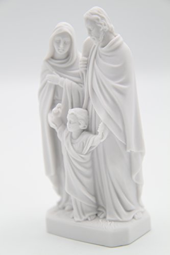 Vittoria Collection 5 Inch Holy Family Joseph Mary Baby Jesus Italian Statue Sculpture Figurine Made in Italy