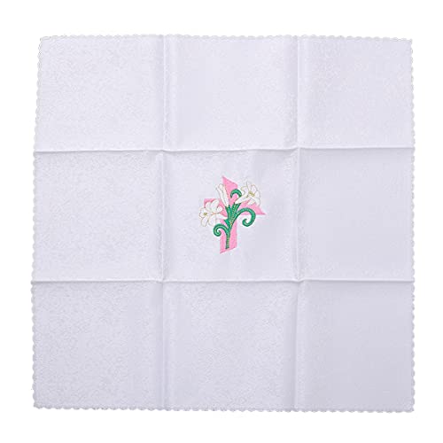 BLESSUME Church Altar Corporal Square Chalice Altar Cloth (I) - color: I
