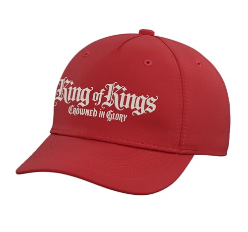 Kings of Kings Jesus Hat Gospel Faith Bible Verse Adjustable Baseball Hat - color: Red