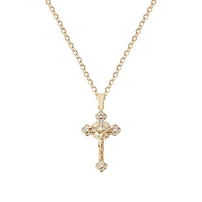 Cross Pendant Necklace for Women Jewelry Gold Cross Necklaces for Women Cross Necklace Minimalist Trendy Jewelry Valentines Day - style: CN8