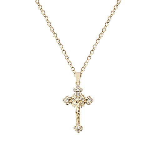 Cross Pendant Necklace for Women Jewelry Gold Cross Necklaces for Women Cross Necklace Minimalist Trendy Jewelry Valentines Day - style: CN8