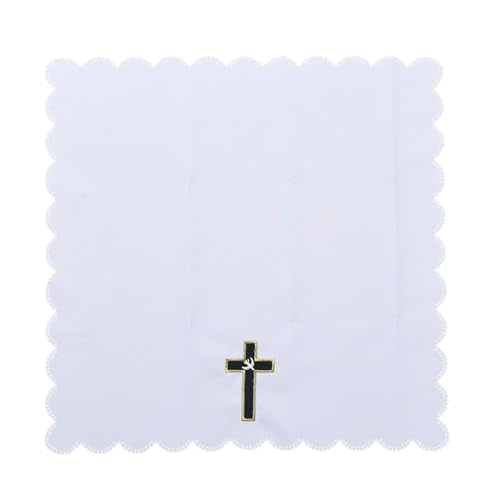 BLESSUME Church Altar Corporal Square Chalice Altar Cloth (C) - color: C