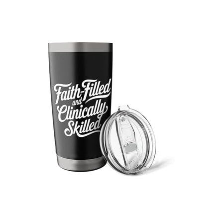 Christian Counselor Therapist Mental Awareness Faith Based Stainless Steel Insulated Tumbler