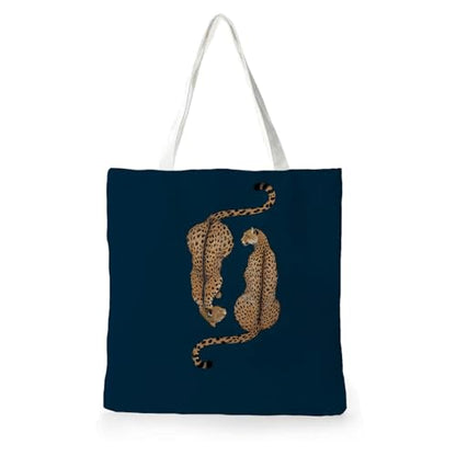 Preppy Coquette Pink Tote Bag, Trendy Shoulder Canvas Tote Bags, Durable Reusable Grocery Bag for Shopping and Travel - color: Blue