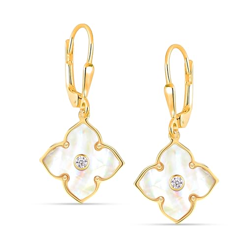 LeCalla 925 Sterling Silver Leverback Drop Dangle Earrings for Women | Lightweight Celtic-Knot Filigree Heart Teardrop Dangle Earring | Vintage Inspired Jewelry Gifts for Women - color: Leverback-05