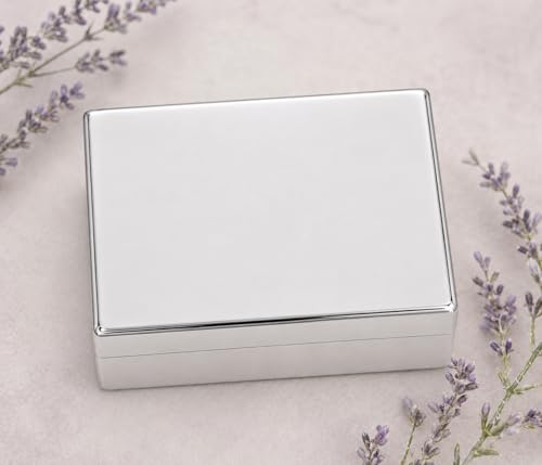 Cherished Moments Personalized Baby Dedication Classic Rectangle Jewelry Box - color: Rectangle Dedication