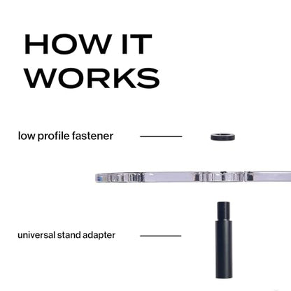 Multi Mic Holder – Holds 6 Mics | Clear Acrylic Mic Stand Organizer for DJ, Church, Stage & Studio | Fits Standard Mic Stands | Supply Goose | Wireless Mic Holder - style: Circle