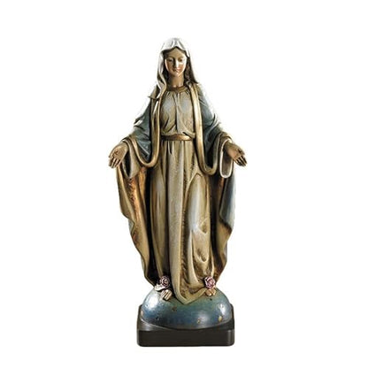 Avalon Gallery Catholic Saints Figurine - Toscana Collection Religious Statue, 8.25" H, Our Lady of Grace - color: Our Lady of Grace
