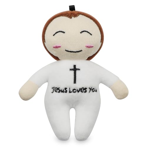 free-space Jesus Plush Doll Christ Religious Figure Toys for Boy Girl Christening Gift (Jesus (Small)) - color: Jesus (Small)