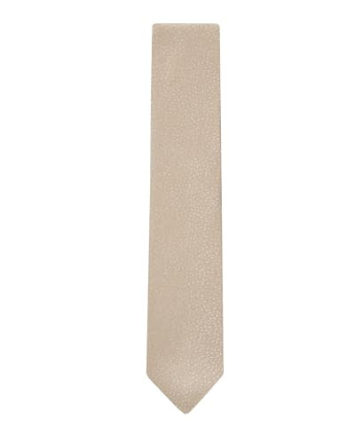 Calvin Klein Men's Tonal Floral Tie - color: Taupe