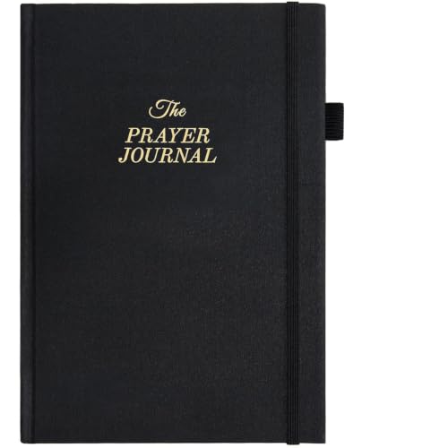 Prayer Journal for Men - 60 Weeks Bible Journal with Prompts, Verse - color: Black