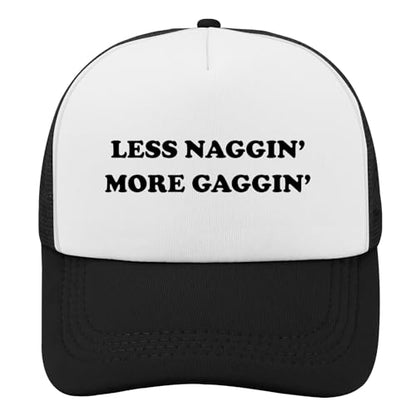 Black Trucker Hat with Funny Saying, Funny Hat for Men & Women - color: Allblack-10